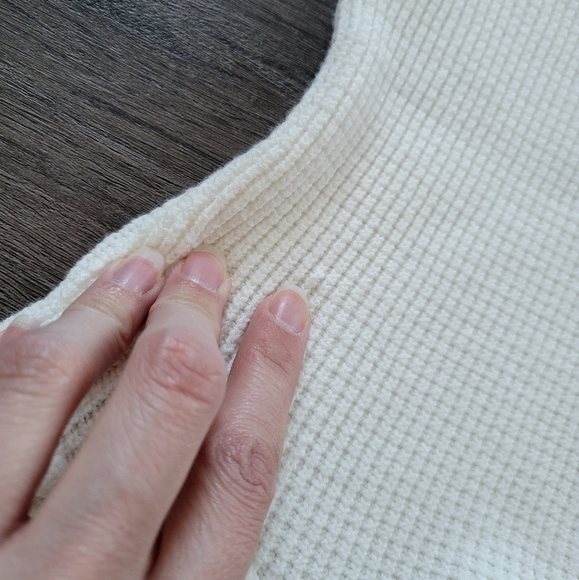 Rebecca Taylor White Viscose Knit Peplum Sweater Tank NWT Sizes XS & Medium - Picture 10 of 11